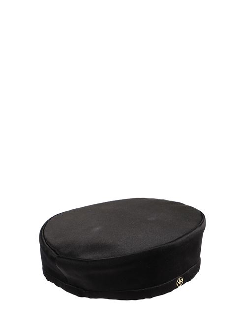 Satin Hat MAISON KRASNOVA | 10032SATINSILKWITHTIESBLACK